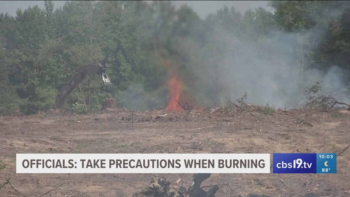 Officials urge residents to not burn items during dry conditions - Vimarsana News