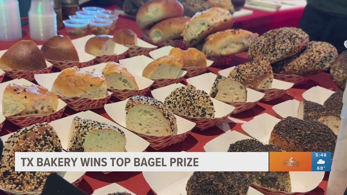 Texas bakery wins top bagel prize