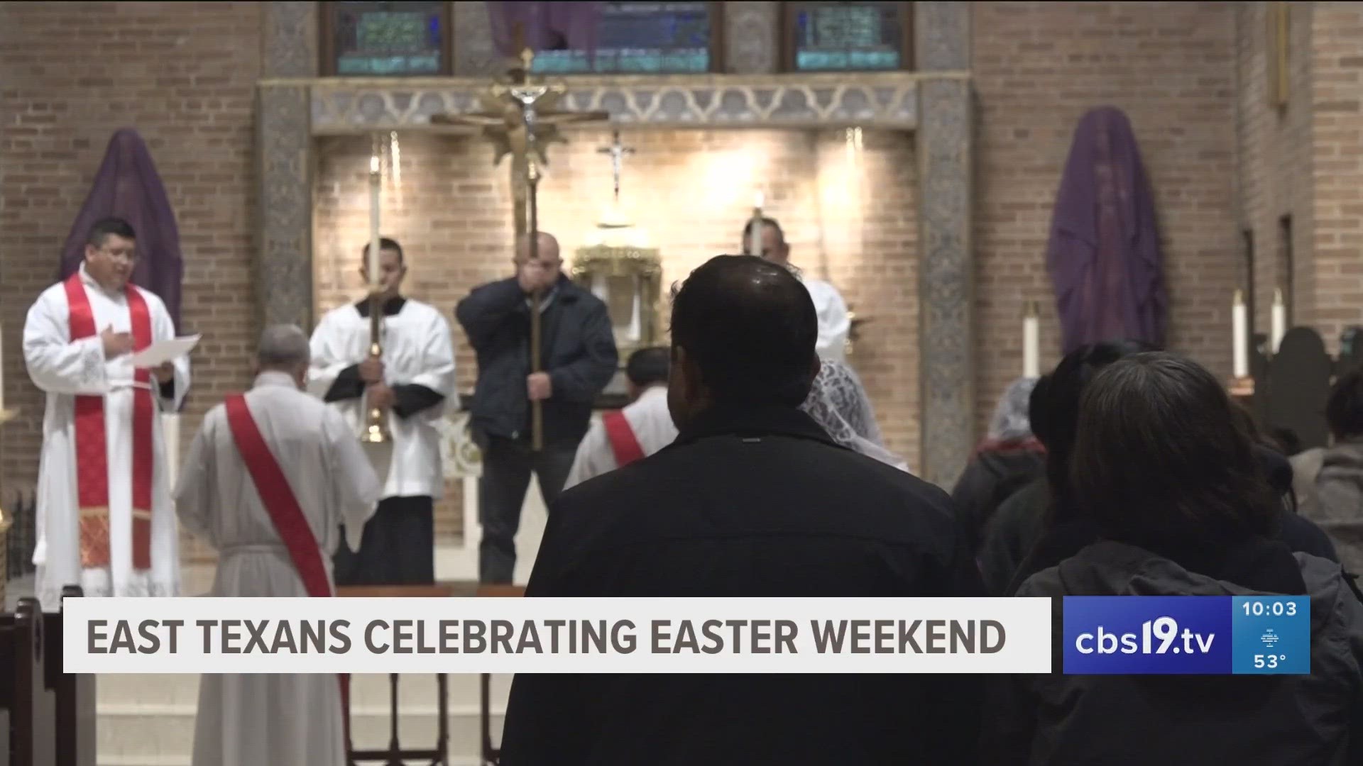 Christians from multiple religions are taking part in various Easter weekend celebrations.