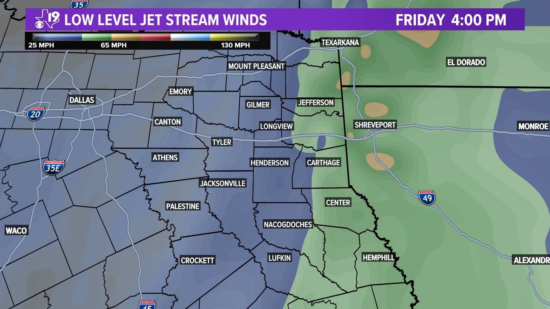 Severe Weather sets up for parts of East Texas Friday | cbs19.tv