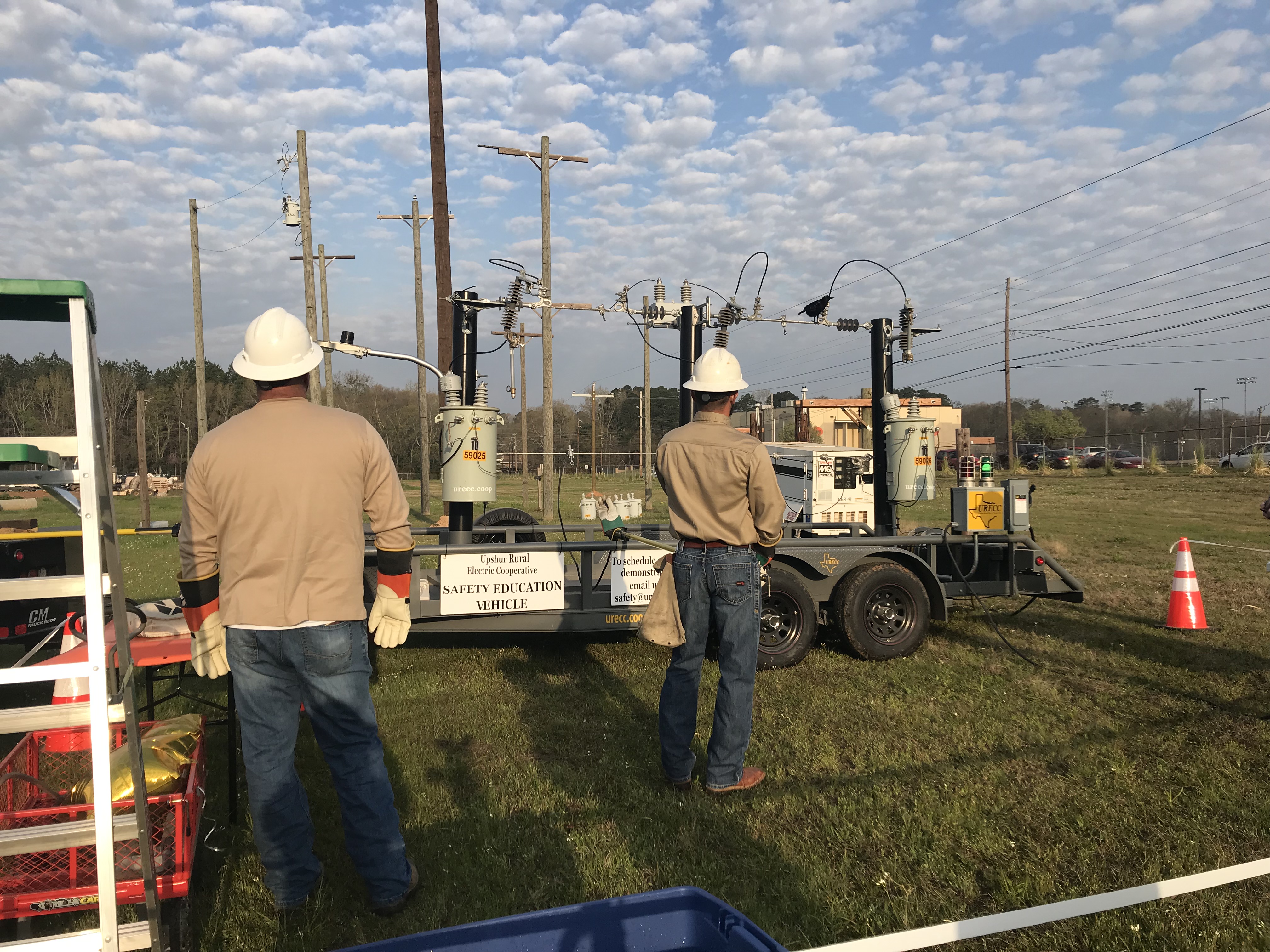 Upshur Rural Electric Cooperative Corporation puts on power line safety