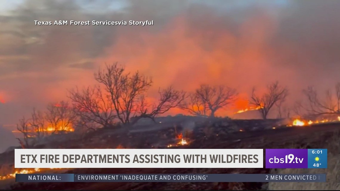 East Texas firefighters head to Texas Panhandle to battle fire - Vimarsana News