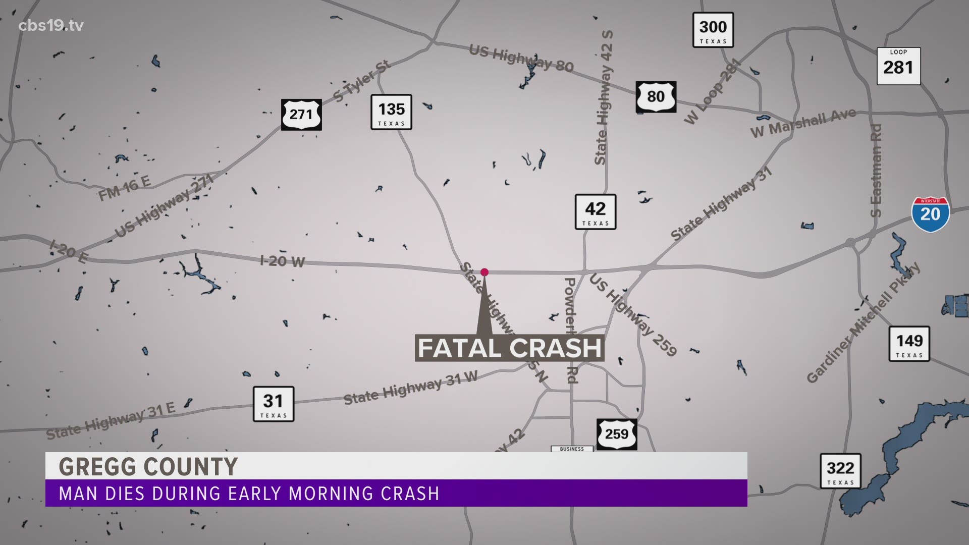 Troopers investigated an early morning fatal accident in Gregg County.