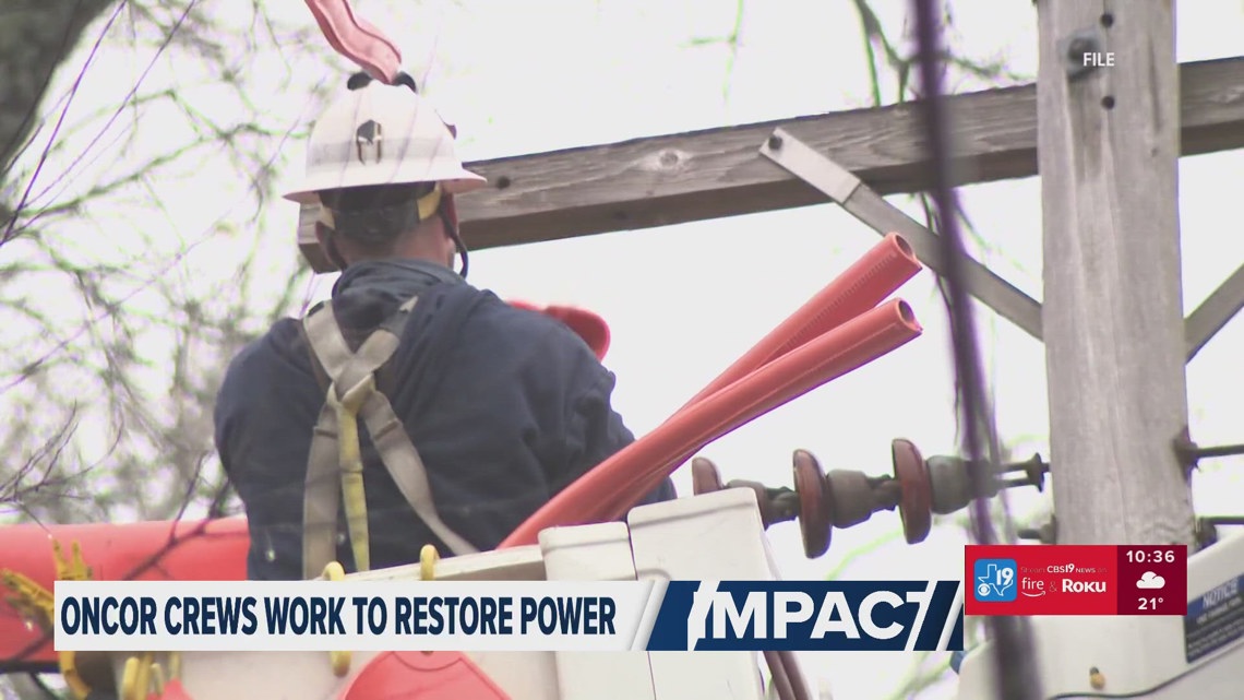 Energy crews working to restore power for thousands of East Texans