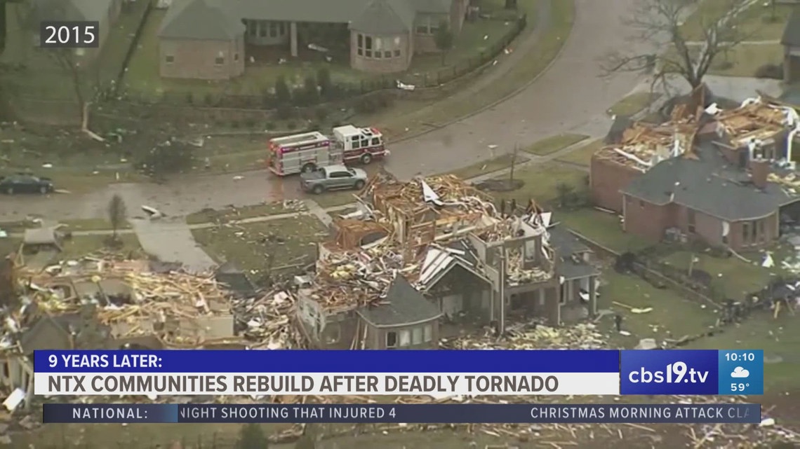 9 Years Later: North Texas communities rebuild after strongest December ...
