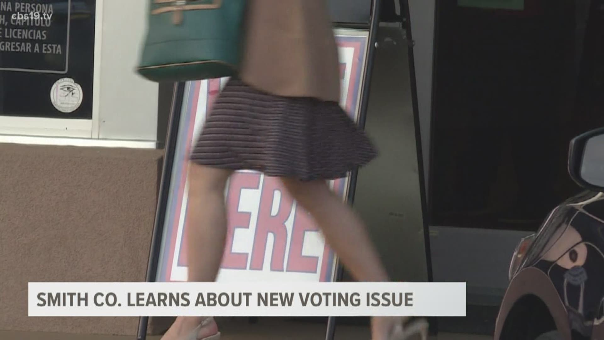 A week after the November 5 election, a new voting issues has been brought to Smith County official's attention.