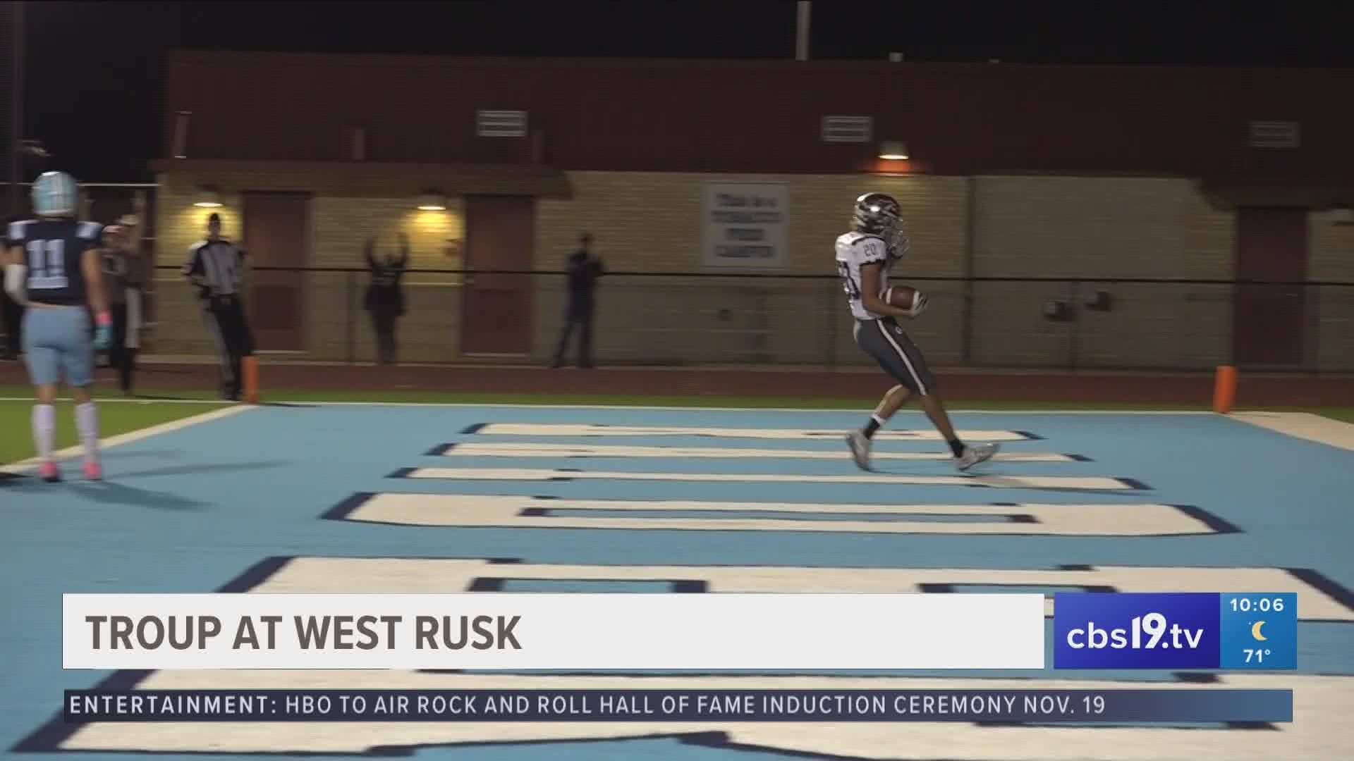 UNDER THE LIGHTS: Troup vs West Rusk