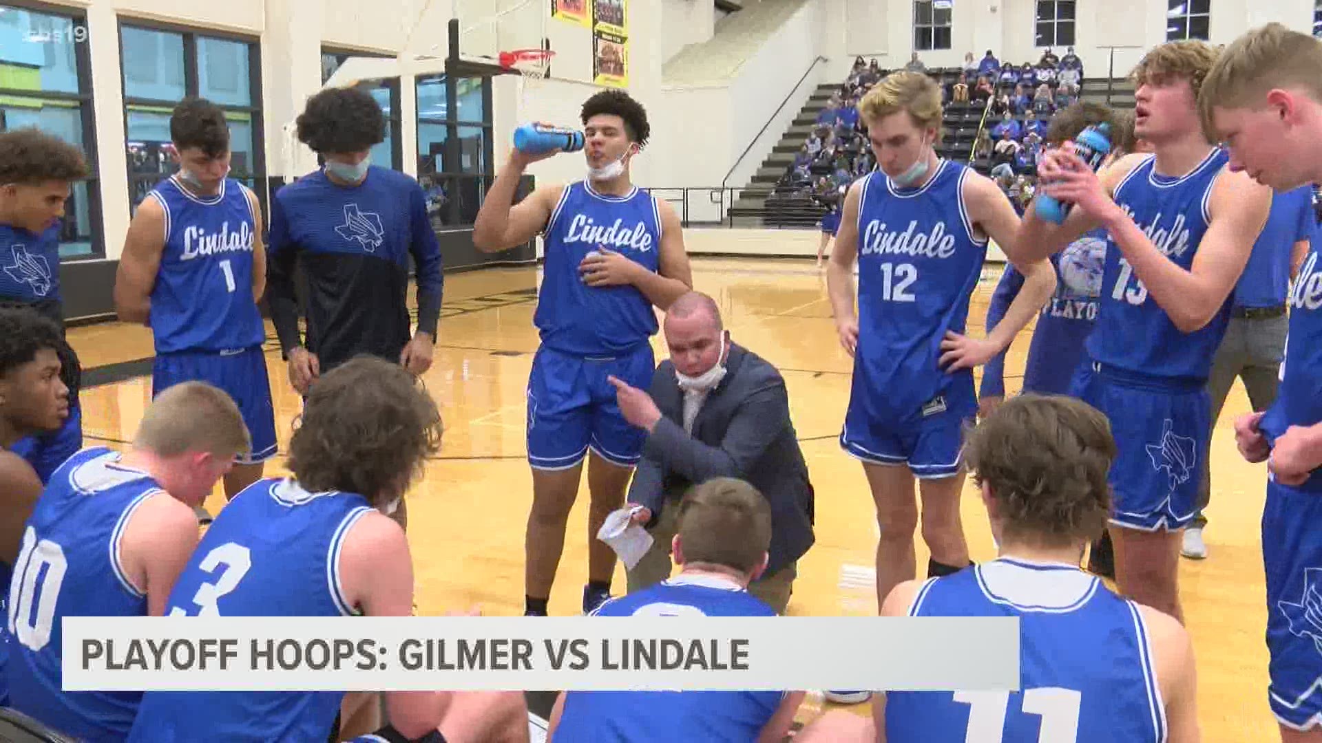 Lindale took down Gilmer in Winona Monday night by a final score of 70-50.
