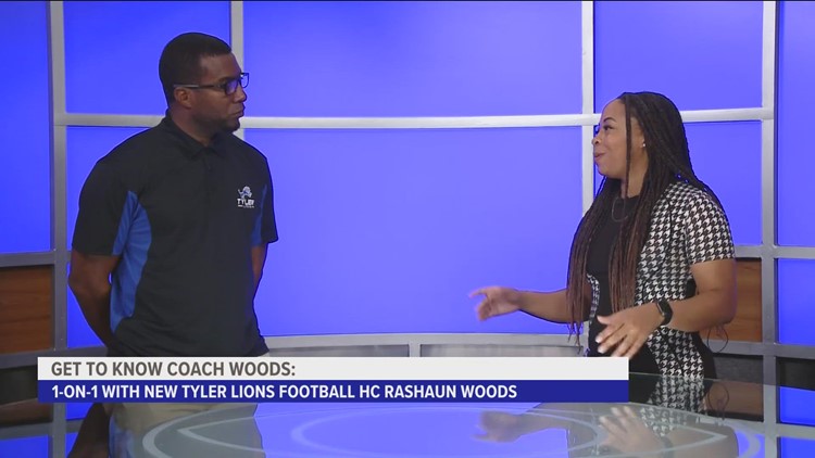 1-ON-1: CBS19 chats with new Tyler High head football coach Rashaun Woods