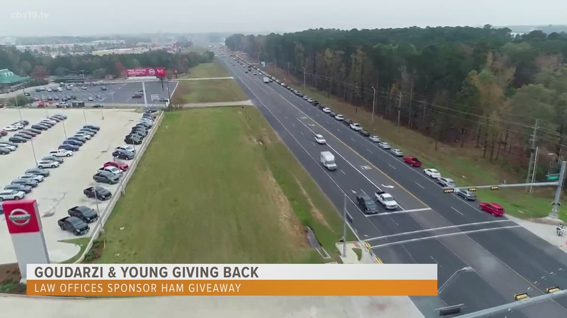 Goudarzi & Young law firm to give away hams in Gilmer, Longview cbs19.tv