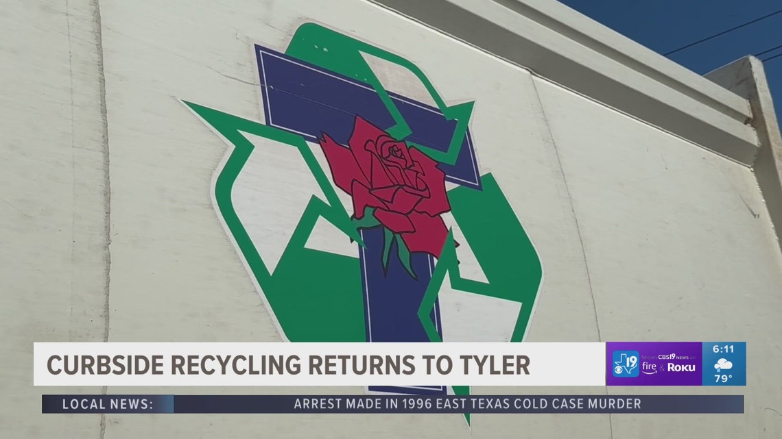 Curbside recycling returns to Tyler