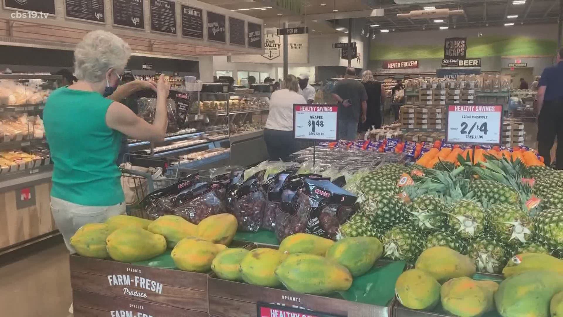 Sprouts Farmers Market is open 7 a.m. until 10 p.m. seven days a week.