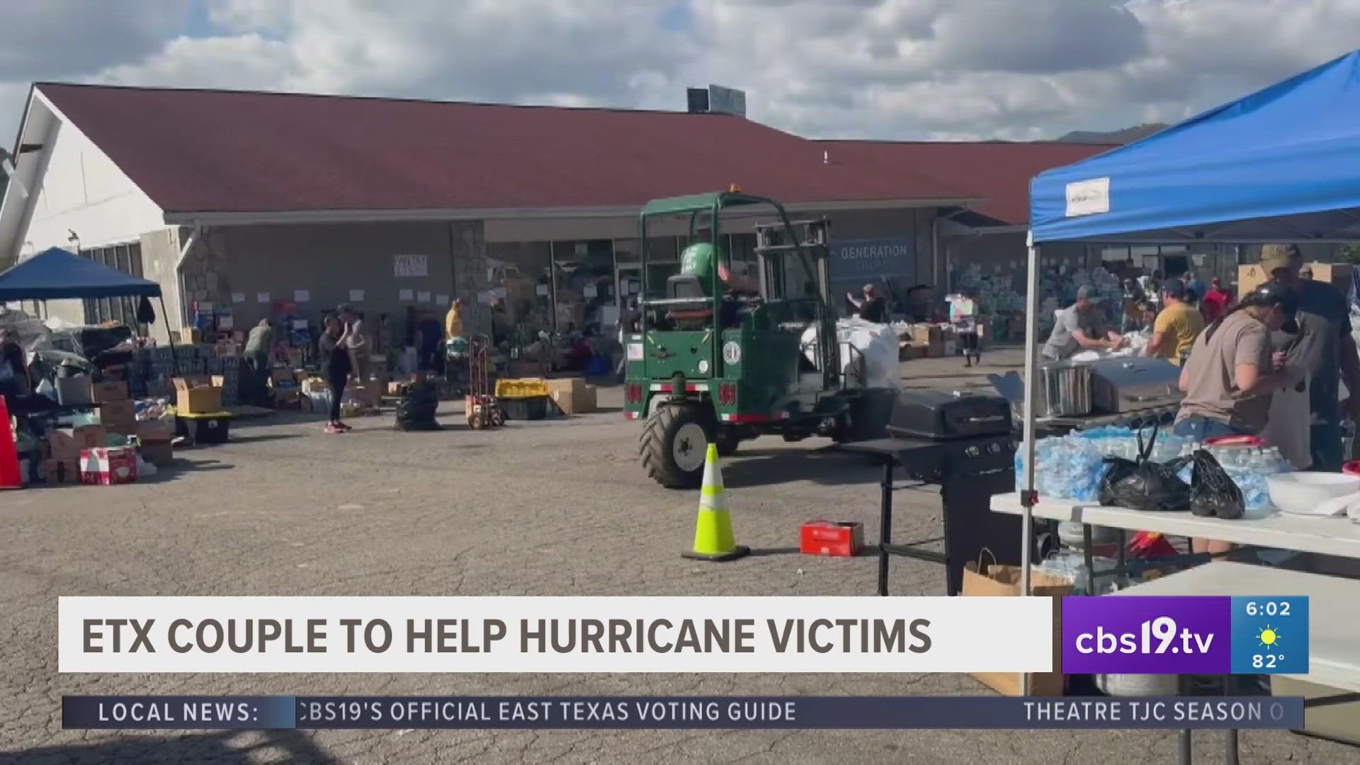 After multiple trips to North Carolina, this East Texas couple is now planning to take supplies to Florida