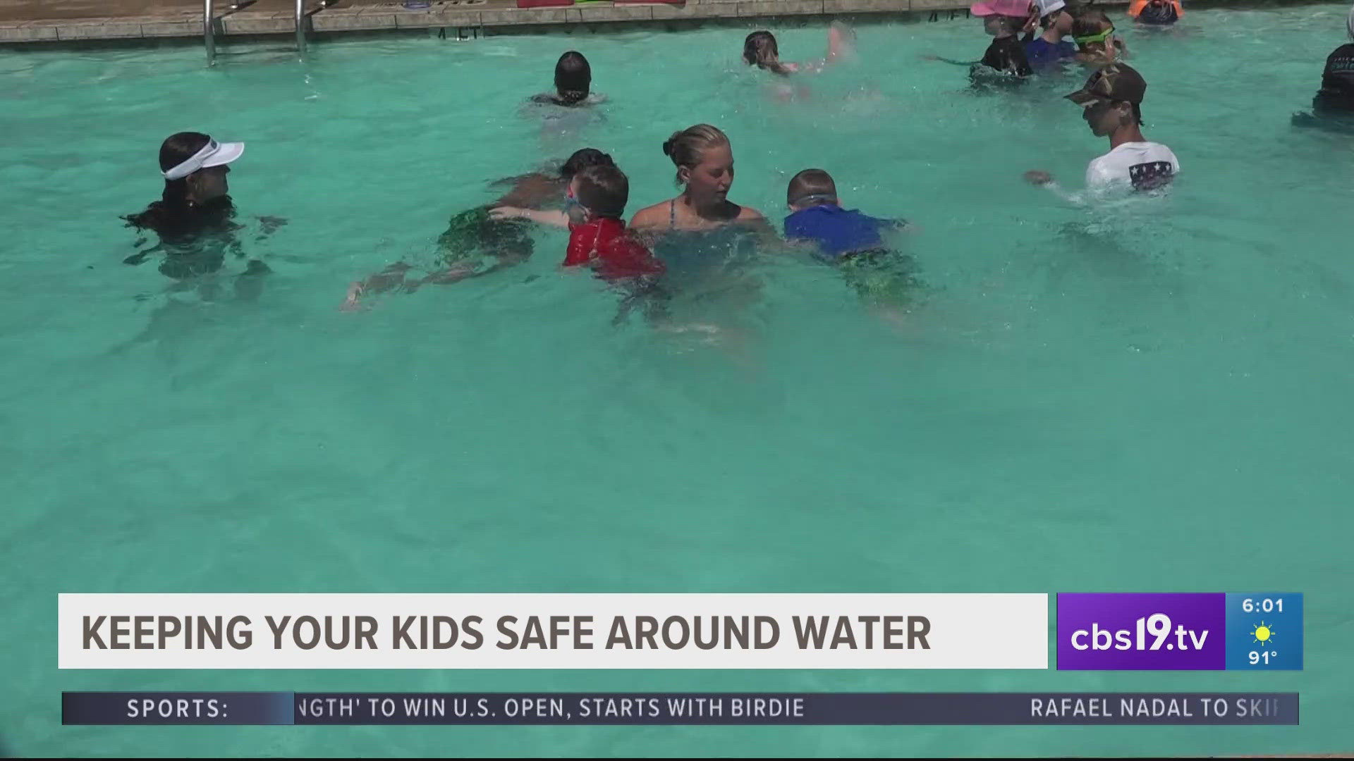 The group provides scholarships to underprivileged children who can’t afford private swim lessons.