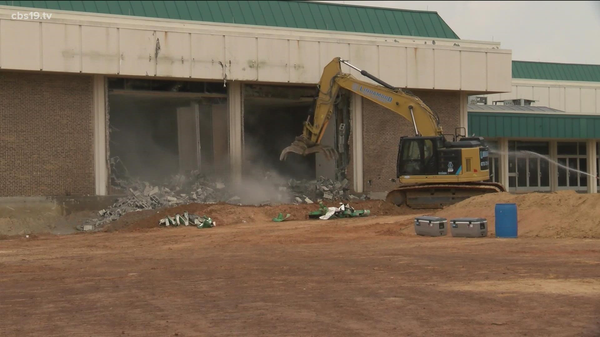 CBS19's Matt Lacrkritz was on hand all day as the iconic convention center began coming down.