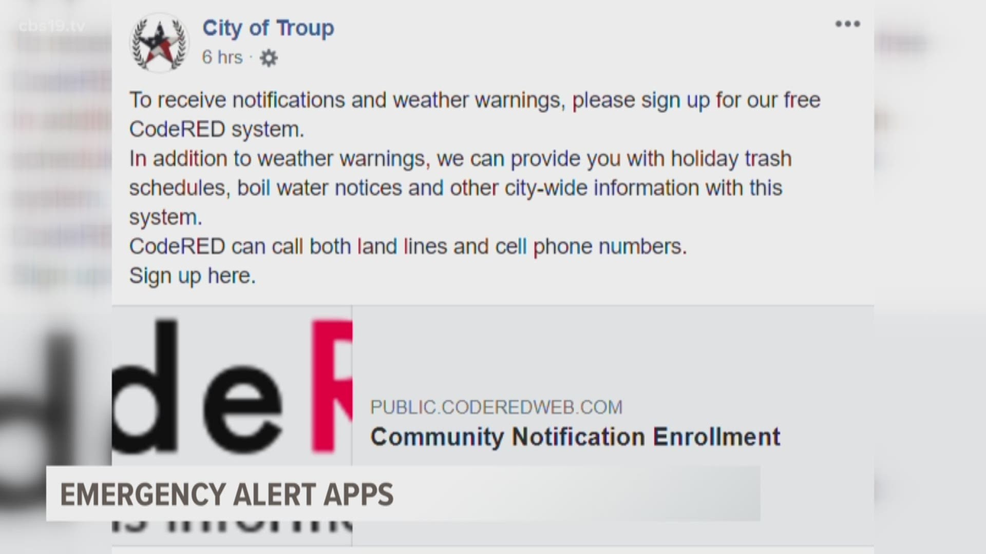 Emergency alert apps keep ETX safe cbs19.tv