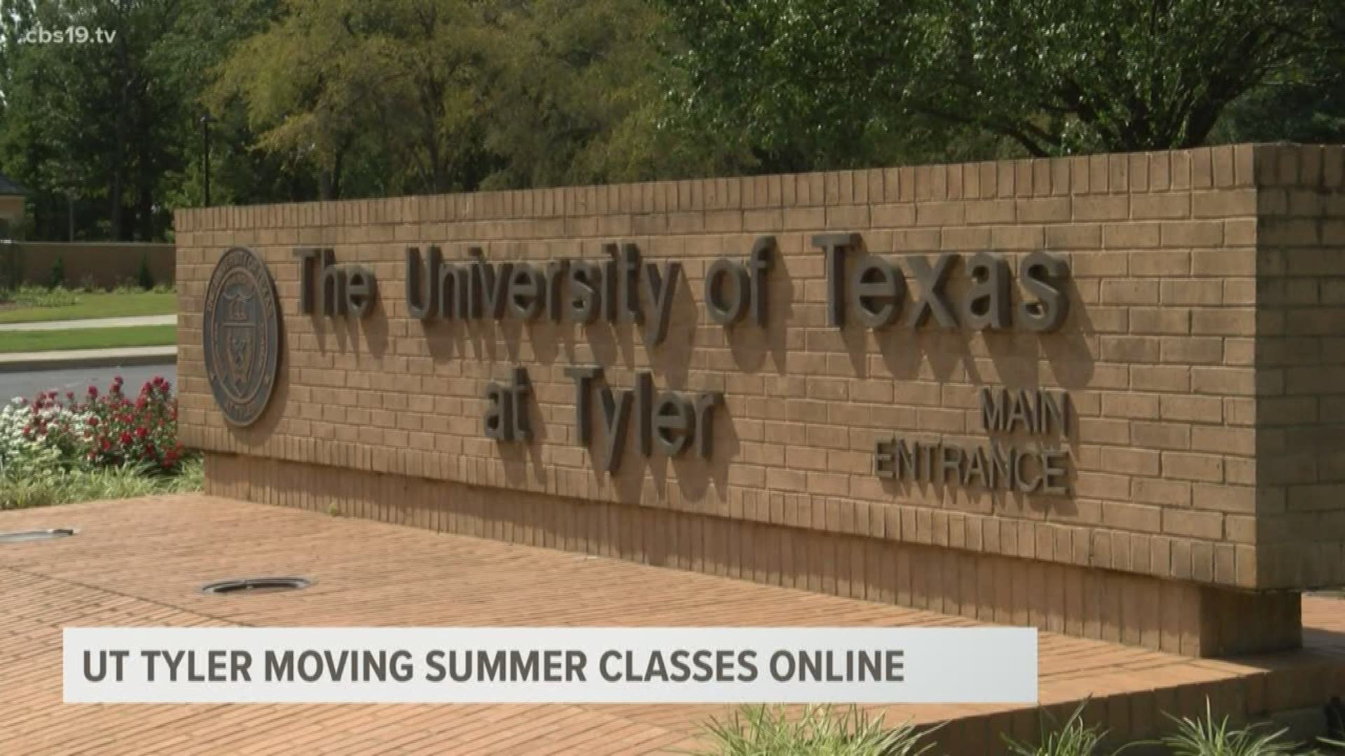 UT Tyler is moving all summer classes online with commencement being held on September 11th.