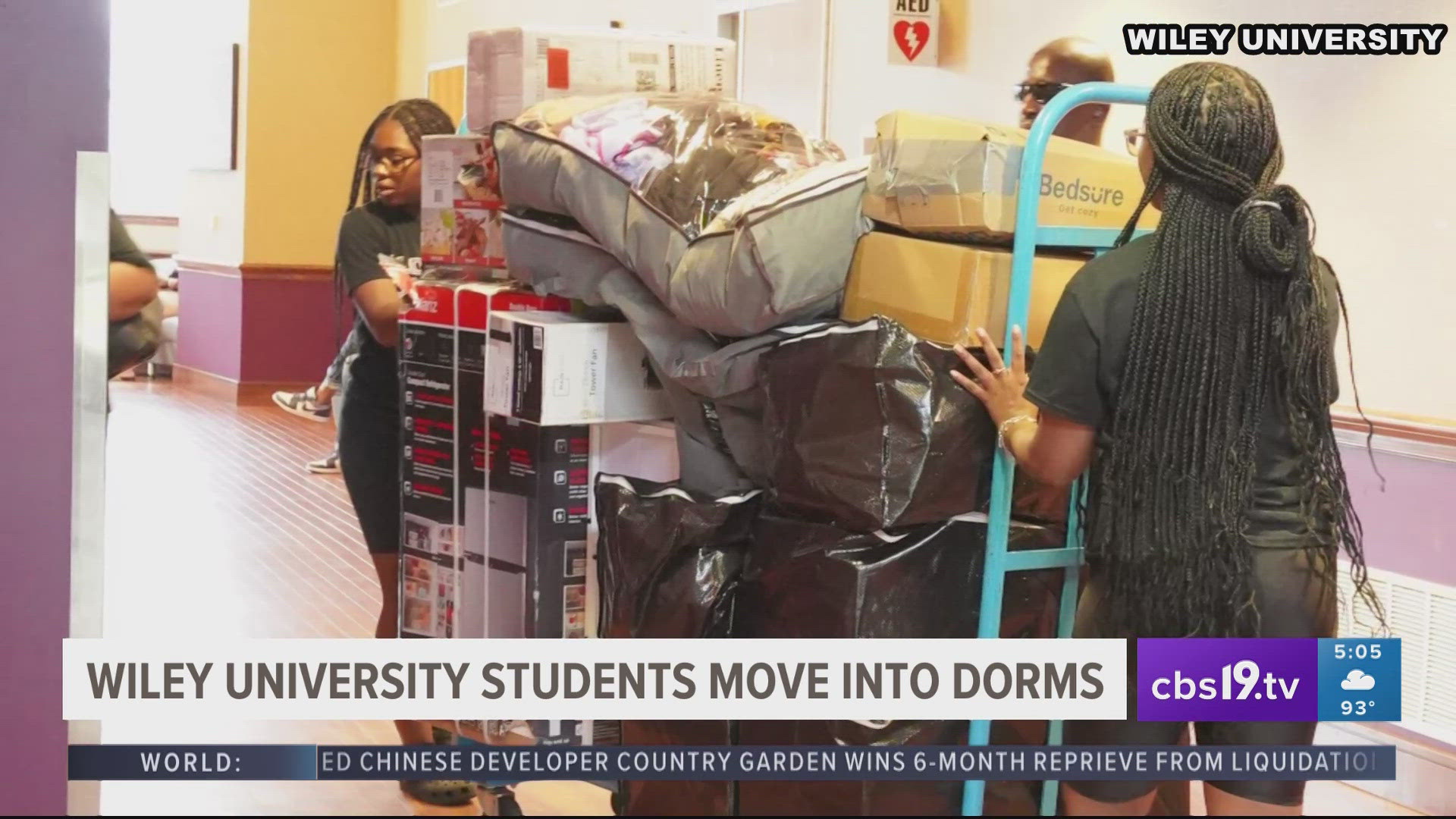 Wiley University students move into dorms for fall semester