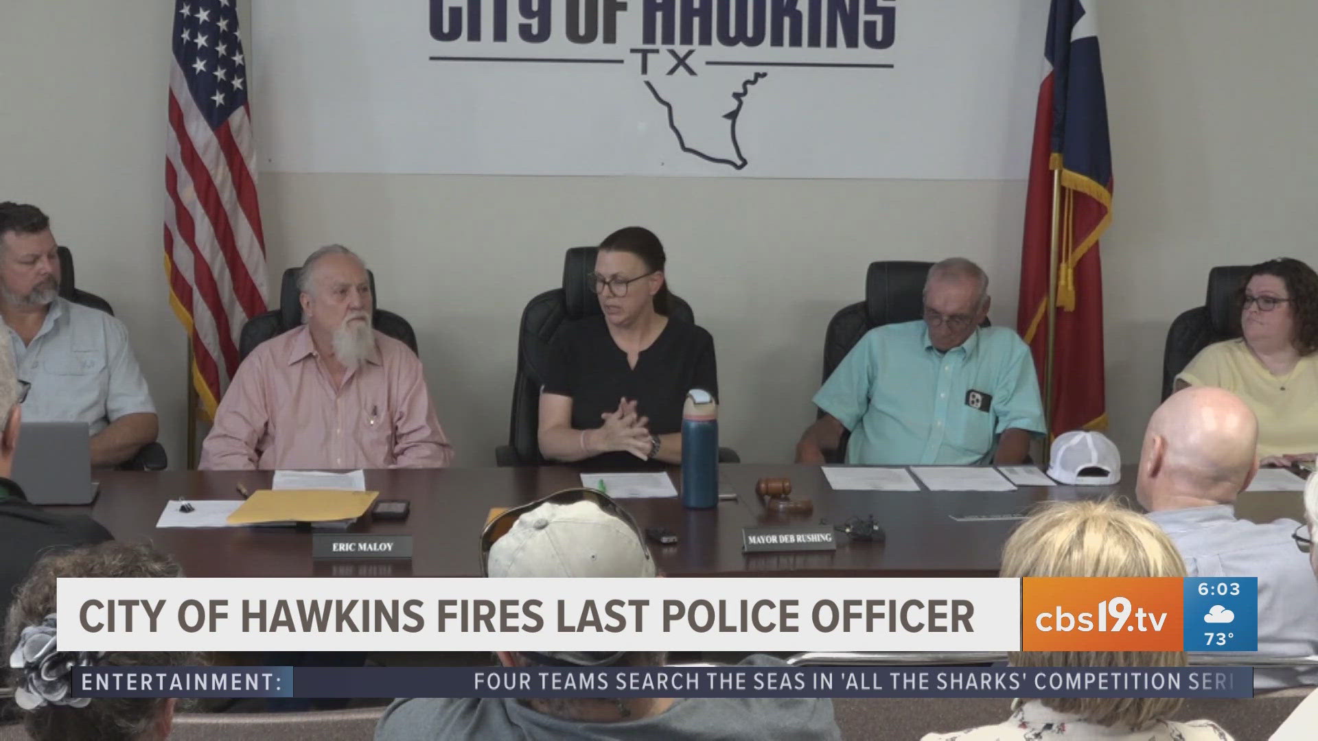 Back in February, Mayor Deb Rushing let go three of four police department's officers stating they were not properly hired and sworn in by the council. 