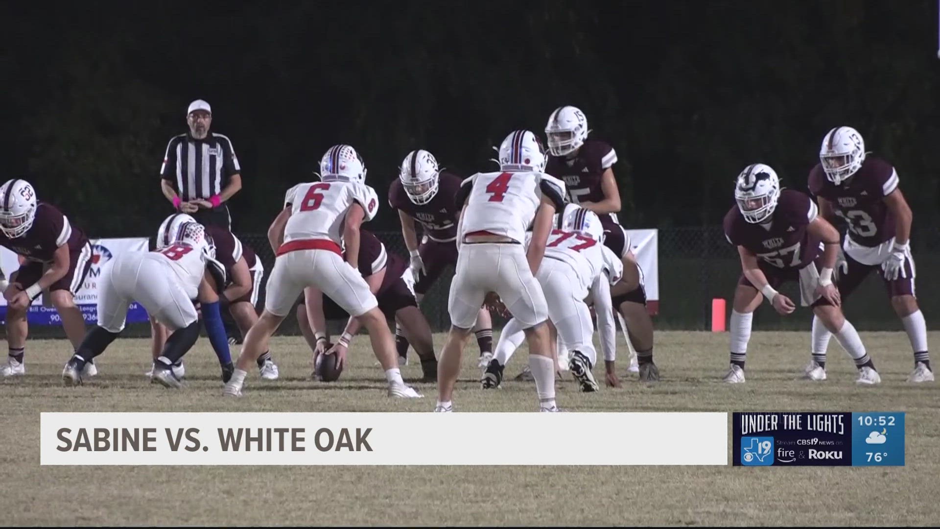 For more East Texas high school football action, visit https://www.cbs19.tv/under-the-lights.