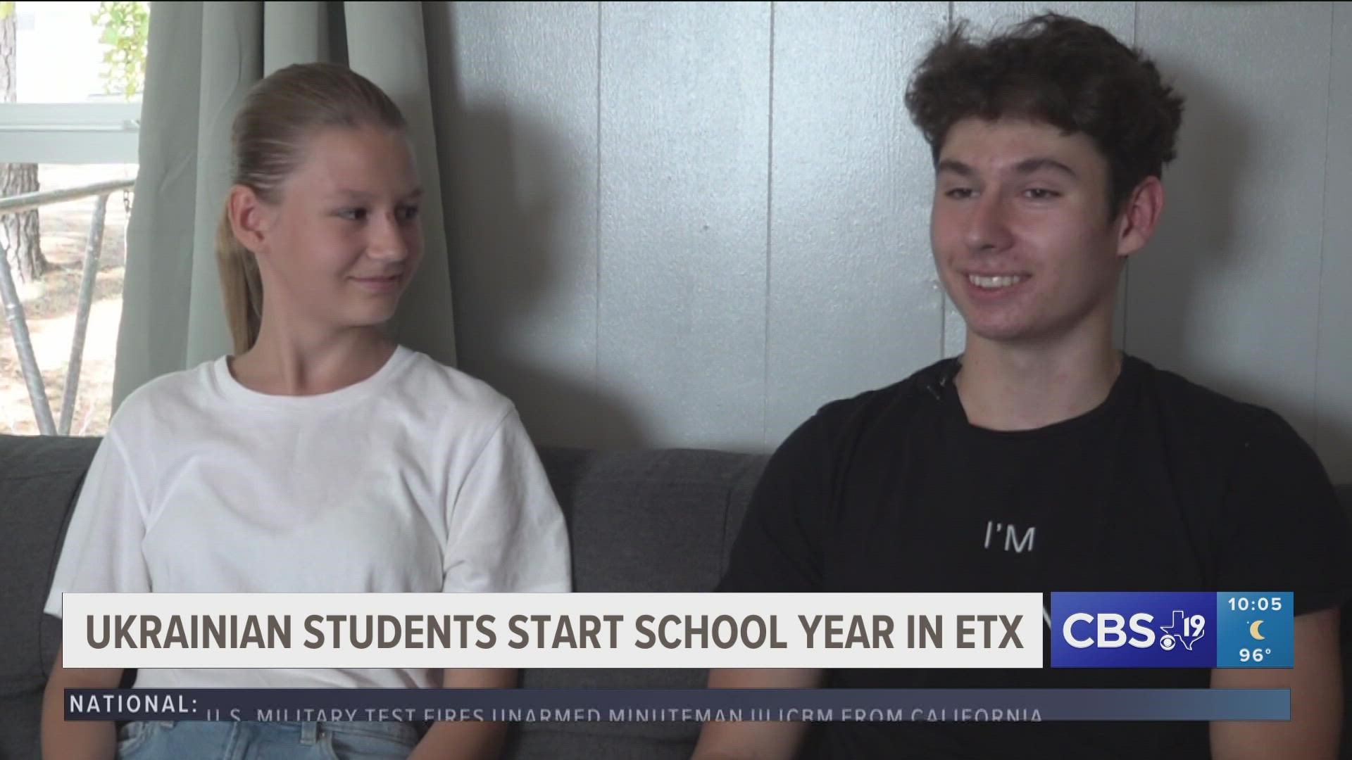 Gleb and Luba fled from war in March. Wednesday, they start a brand-new school year in America.
