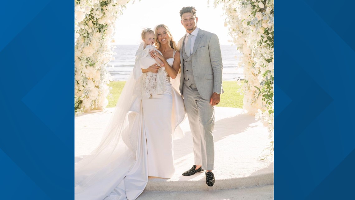 Kansas City Chiefs Quarterback Patrick Mahomes Marries Longtime Love  Brittany Matthews