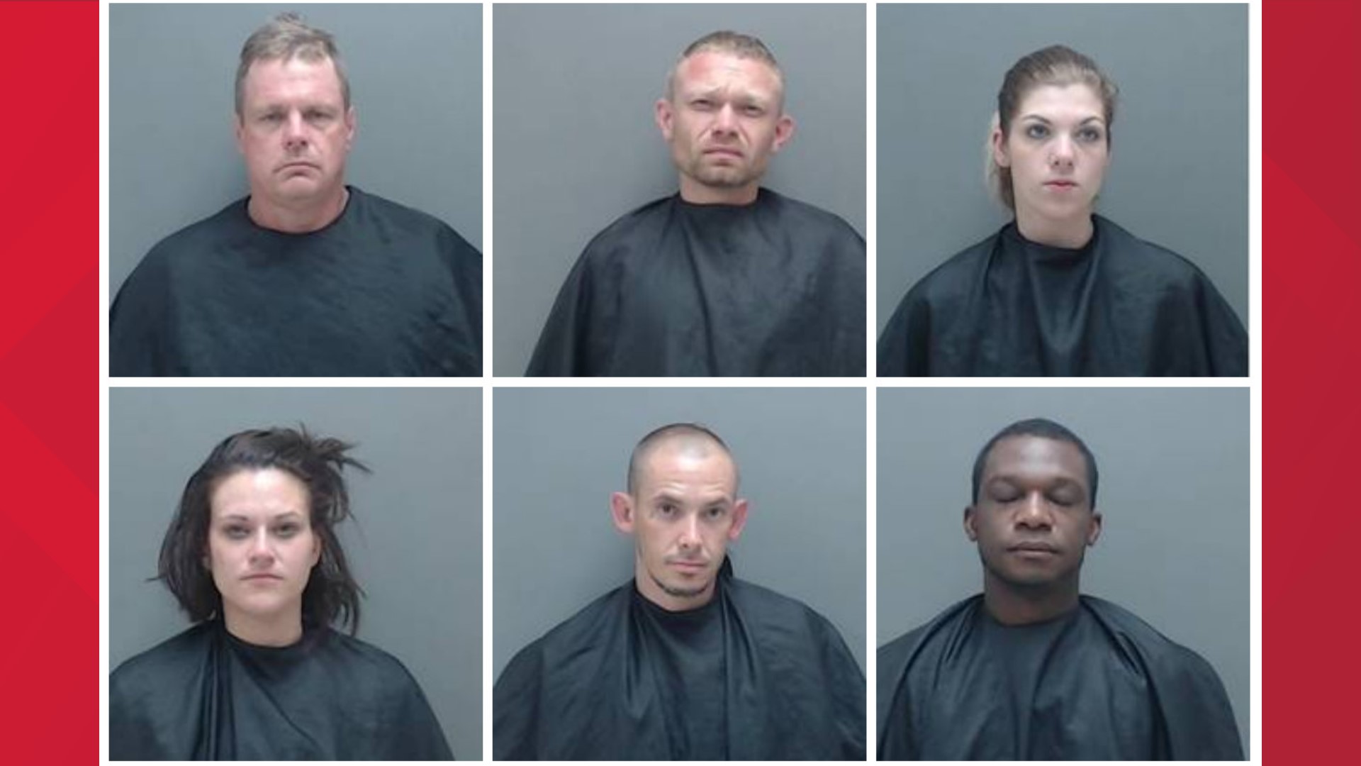 Harrison County authorities arrest six suspects in drug raid cbs19 tv