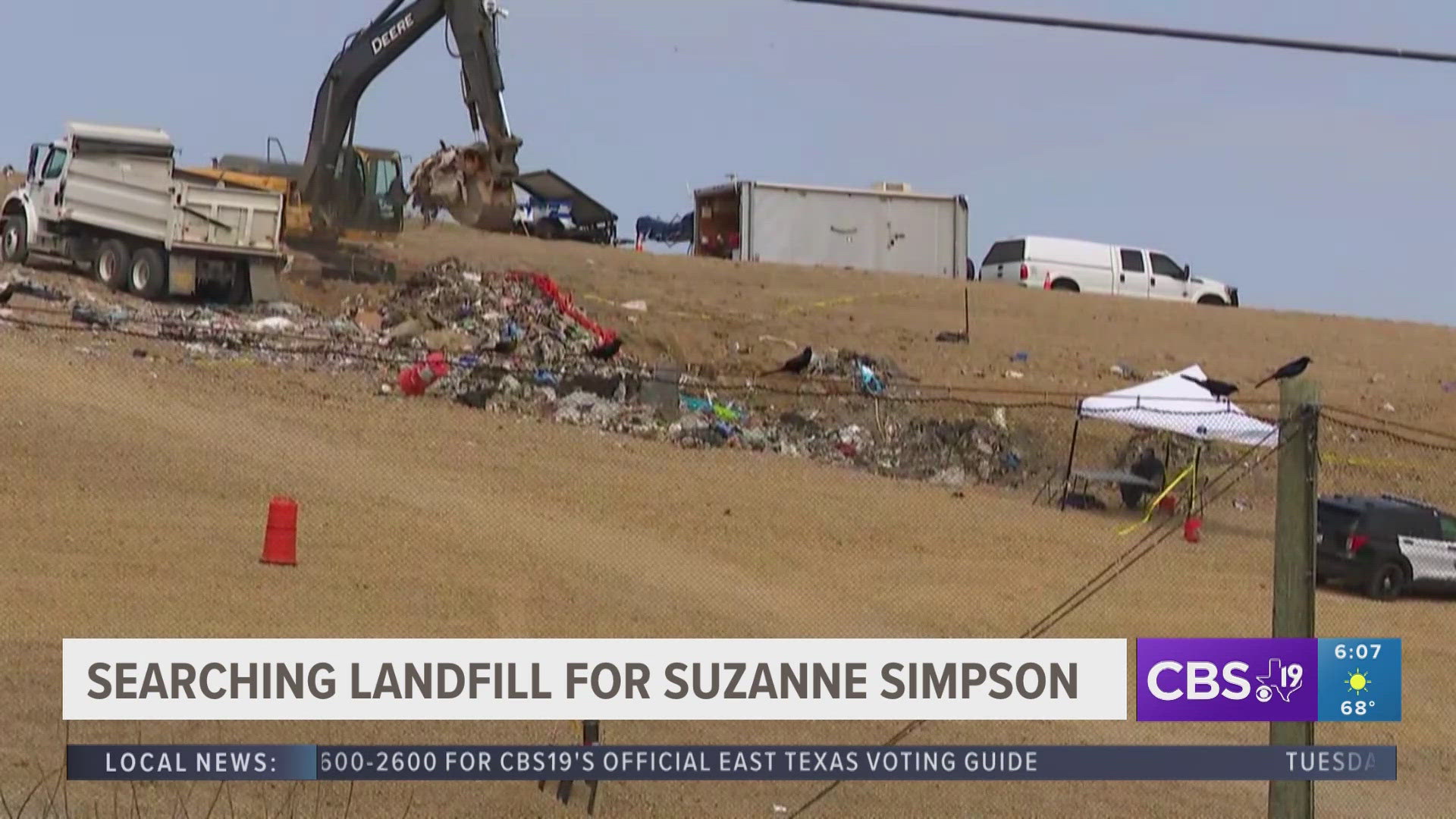 Crews Searching Landfill For Missing Texas Woman Suzanne Simpson | Cbs19.tv