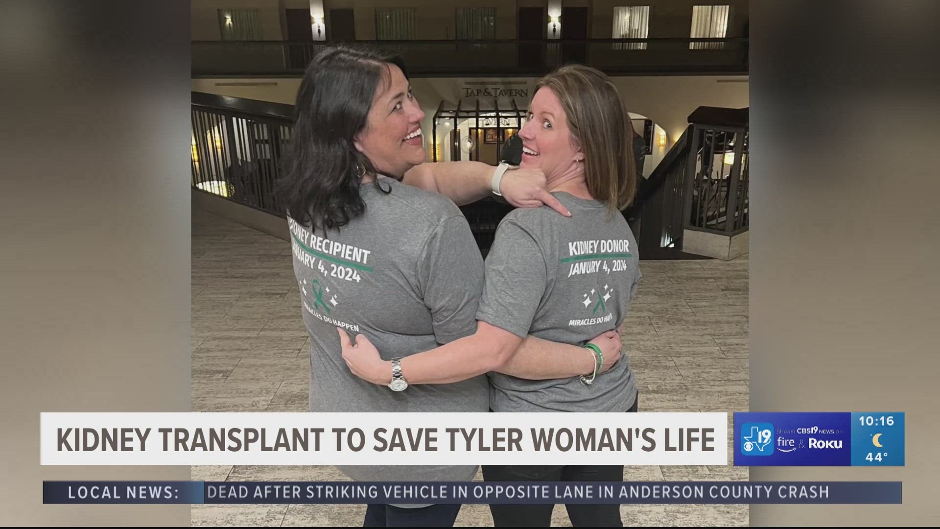 Kari Bonner's life changed after being diagnosed with a rare disease leaving her with kidney failure. Thanks to her cousin being a donor, she can continue living.