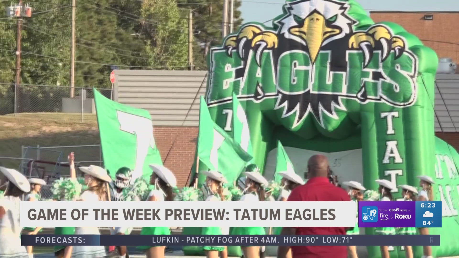 The Tatum Eagles will host West Rusk this Friday. Both the Eagles and the Raiders are coming off a loss