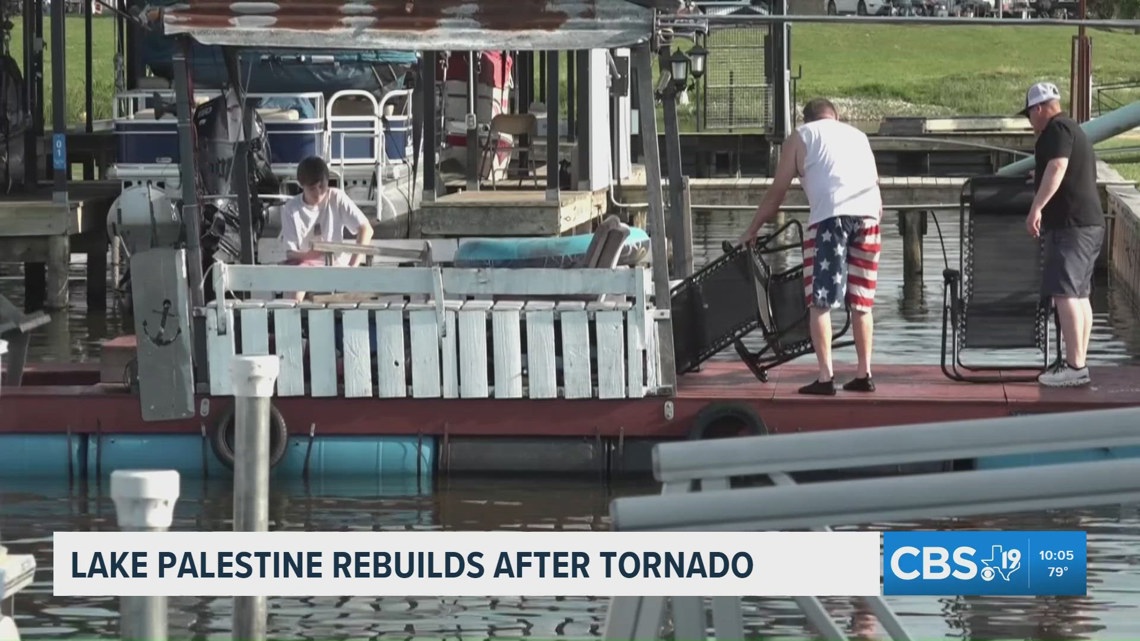 Memorial Day weekend crowds return to Lake Palestine Resort two years after tornado