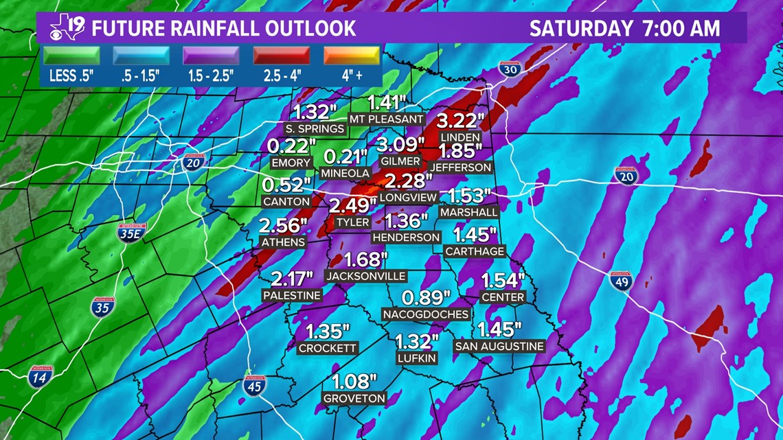 The Storm Prediction Center Issues Enhanced Risk In East Texas | Cbs19.tv