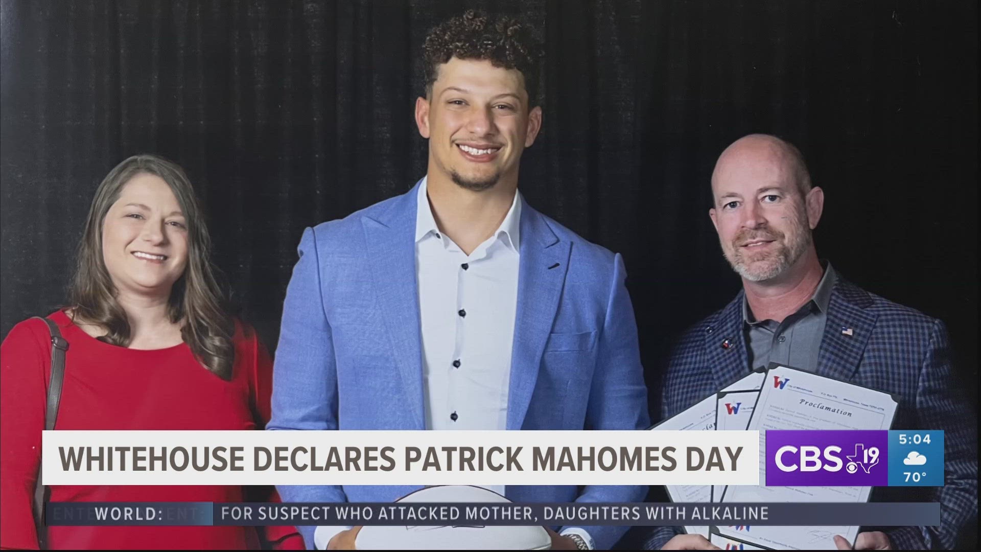 City of Whitehouse declares Super Bowl Sunday as Patrick Mahomes Day