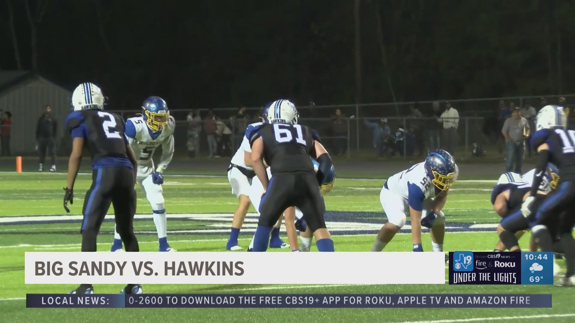 Catch the best of East Texas high school football on Under the Lights Fridays at 10PM on CBS19 and CBS19+.