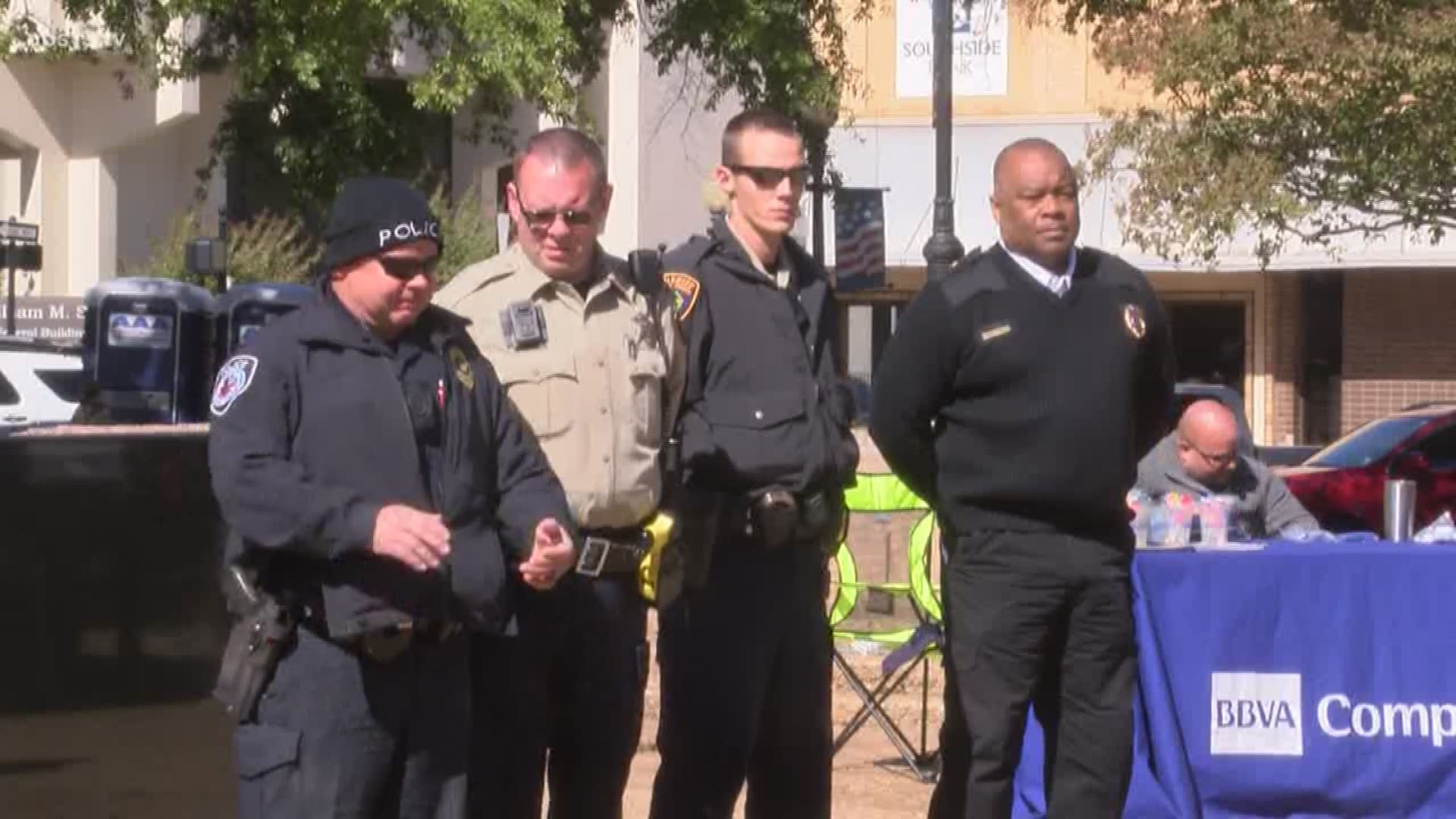 East Texans gather to thank veterans and first responders for their service.