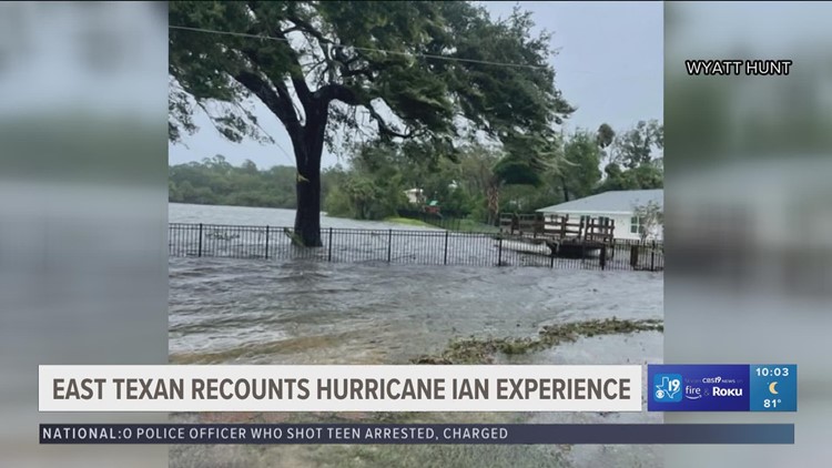 Former Bullard residents recounts his experience through Hurricane Ian