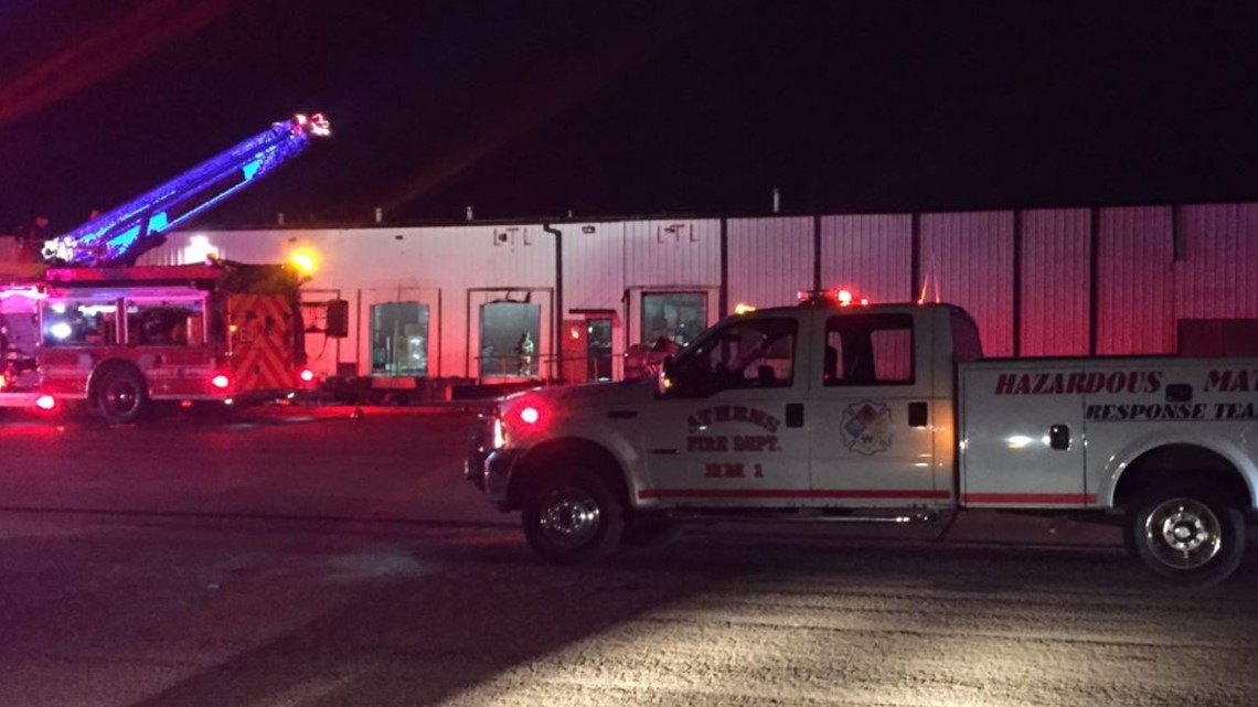 Officials Extinguish Fire At Athens Plant 