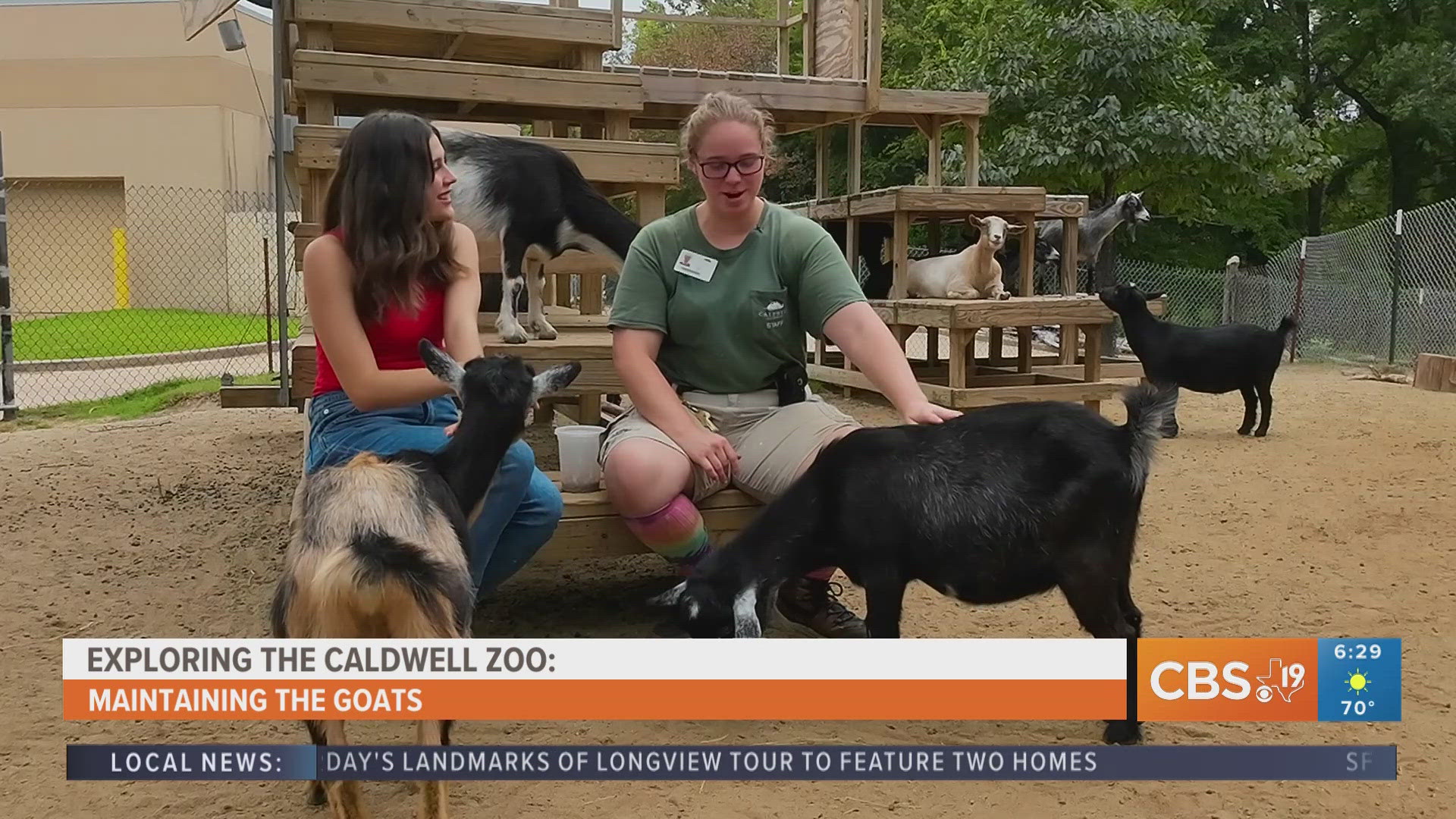 For more behind-the-scenes zoo content, watch CBS19 on Fridays during Morning Y'all for the weekly segment, Exploring the Caldwell Zoo.