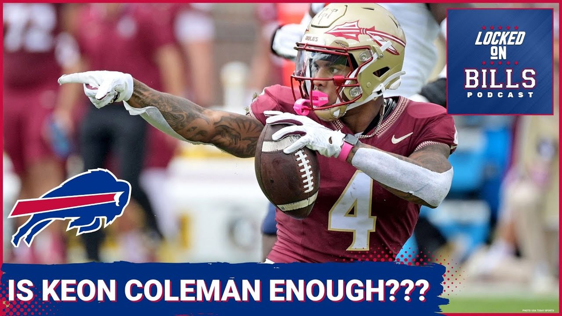 Is drafting Keon Coleman enough for Josh Allen and the Buffalo Bills passing game in 2024