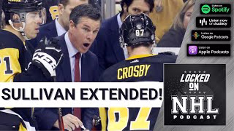 Pittsburgh Penguins Extend Head Coach Mike Sullivan + BetOnline's NHL Team Total Projections
