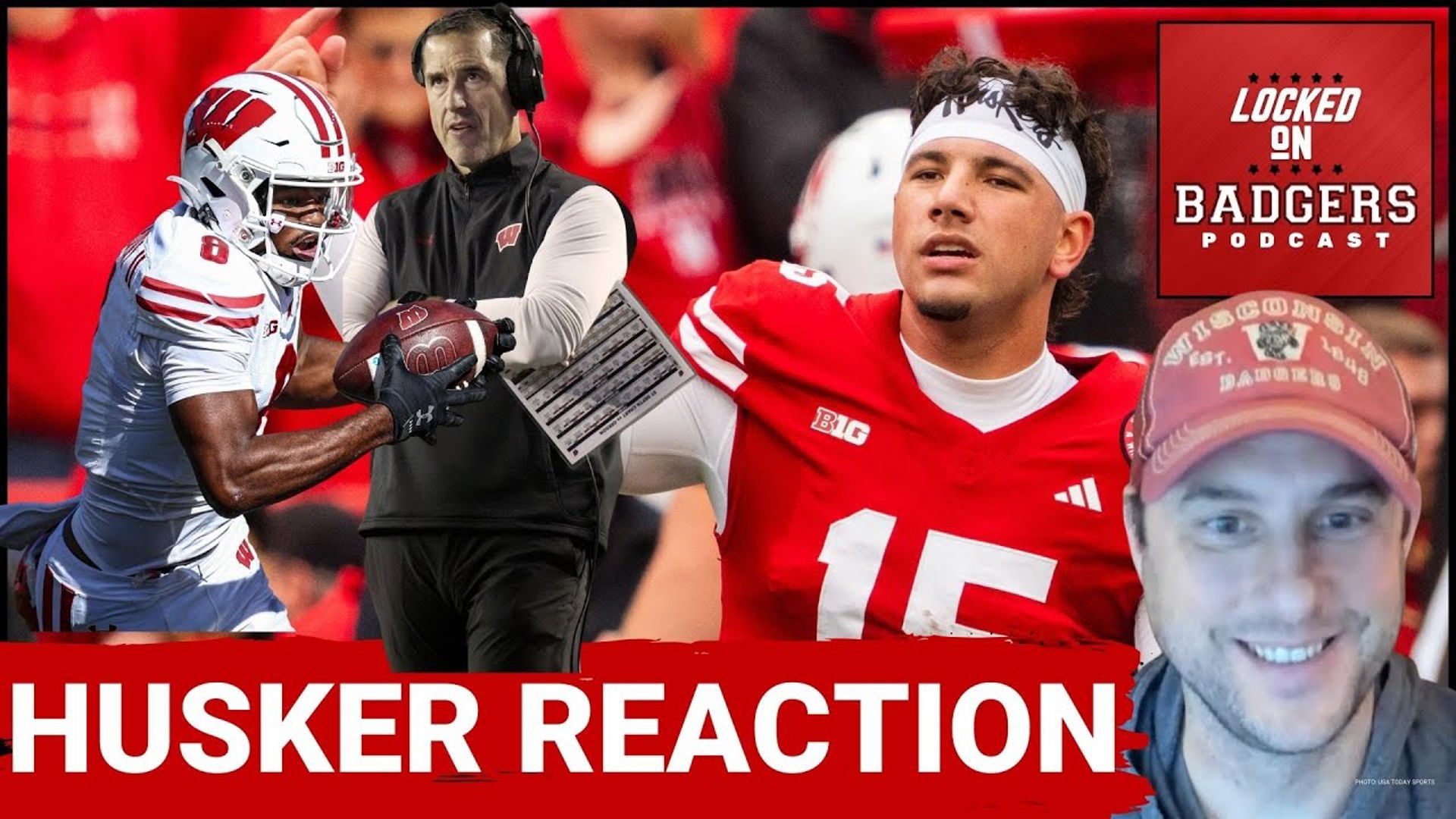 Wisconsin Badgers and Nebraska Cornhuskers football live reaction show! How does Braedyn Locke and Luke Fickell move forward with a new offensive coordinator?