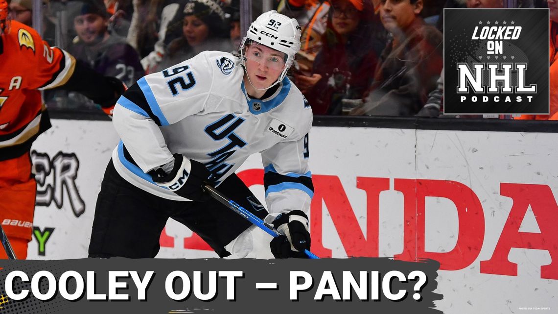 Logan Cooley INJURY Shakes Utah Mammoth, Playoff Hopes FADE as Schedule Toughens