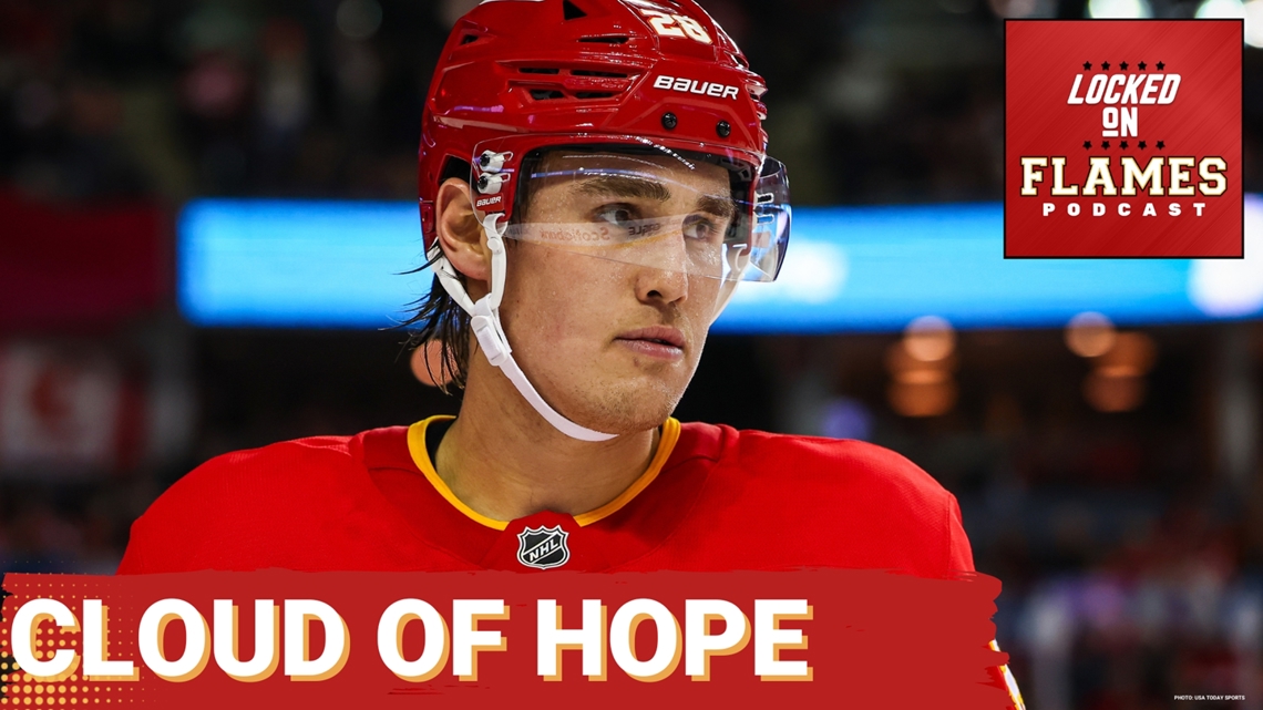 CLOUDY: Zach Whitecloud DEBUTS for Calgary Flames in loss to New Jersey Devils on Simon Nemec goal