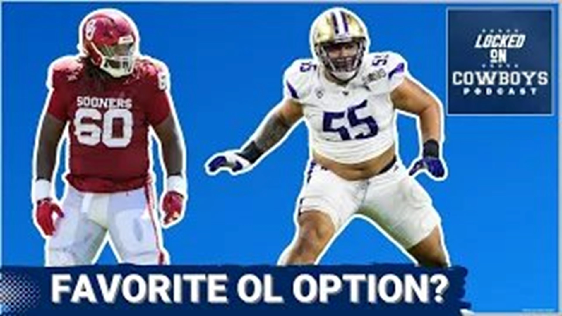 Voch Lombardi joins the show to discuss which center option would be the best for the Dallas Cowboys in Round 1? Plus, is Oklahoma RT Tyler Guyton a first-rounder?