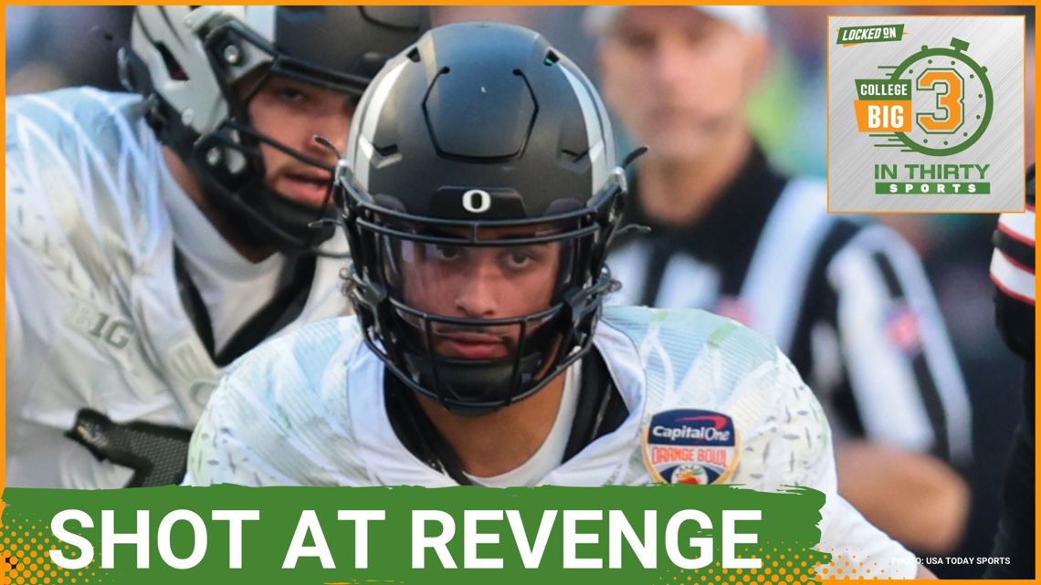 Oregon And Indiana Play REMATCH For Shot At A National Title | The Big 3 in 30 College