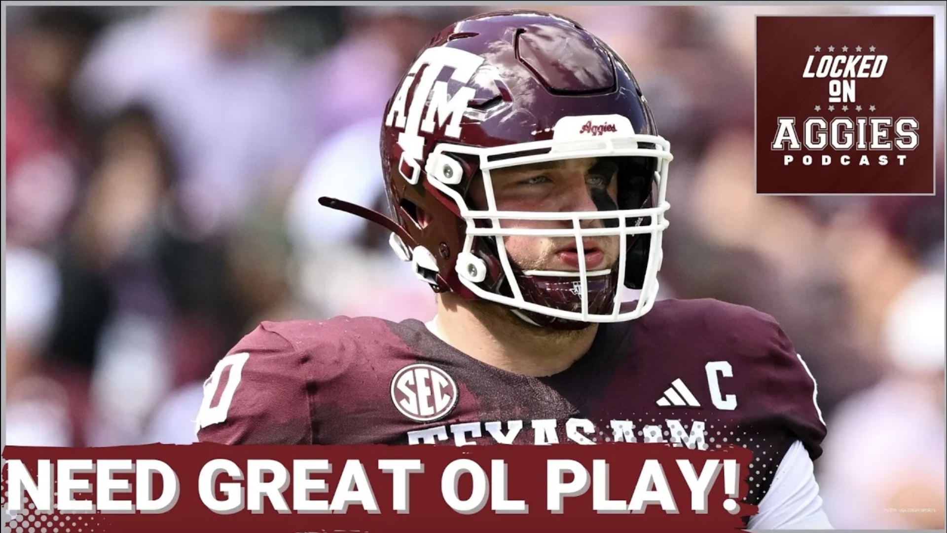 On today's episode of Locked On Aggies host Andrew Stefaniak talks about why the Aggies need the offensive line to play well in order to take down LSU.