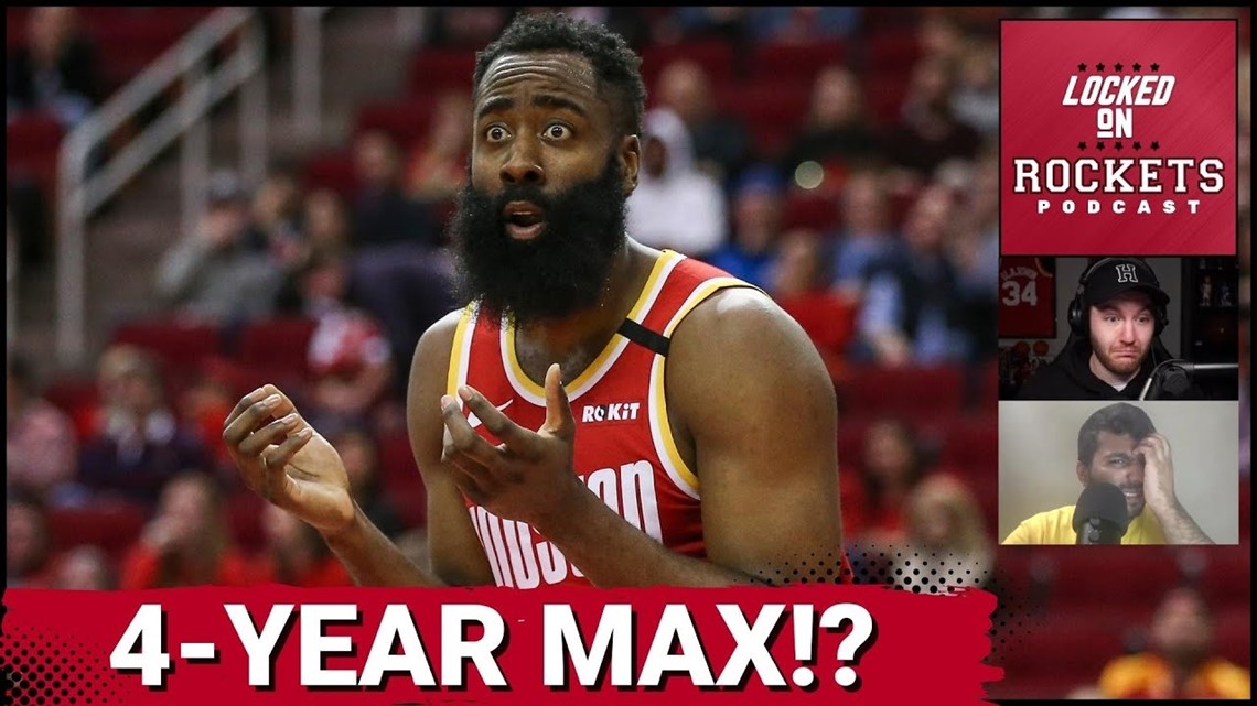 Houston Rockets Confidence In #4 Pick + James Harden Seeking 4-Year Max Contract... Time To Say No?