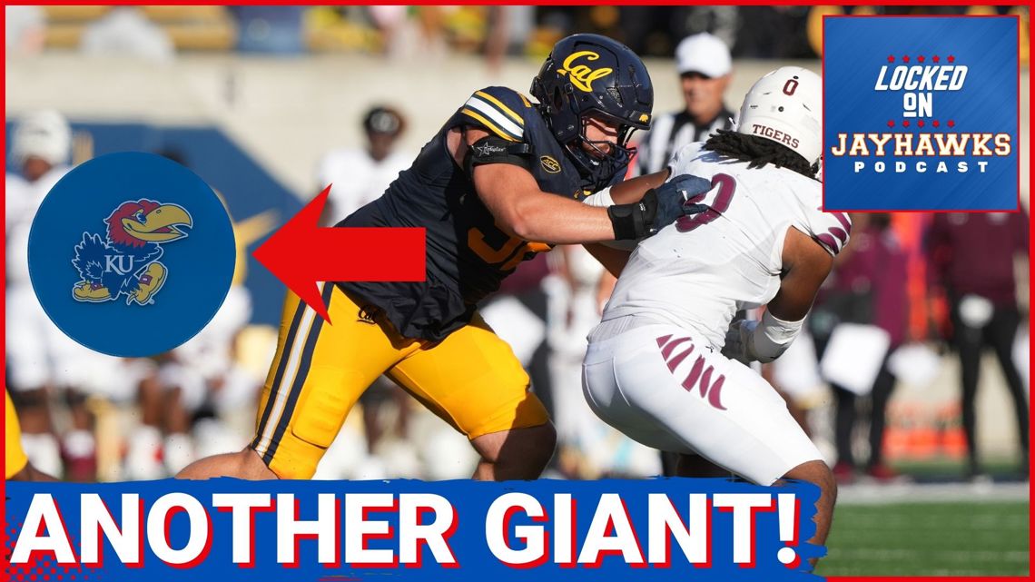 GIANTS: Kansas Jayhawks ADD Massive Nick Morrow from Cal as Offensive Line Looks LARGE for 2026