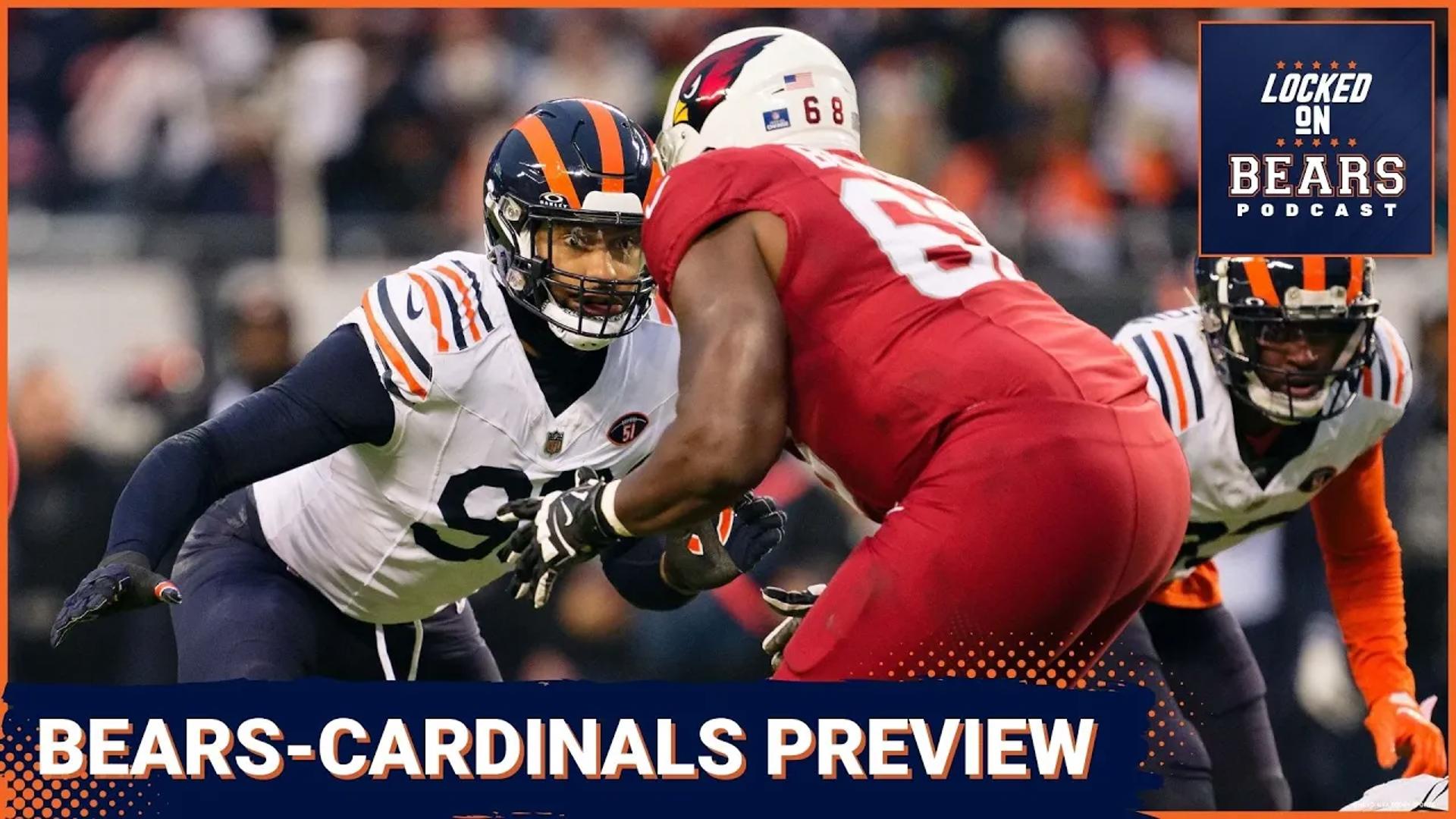 The Chicago Bears need a win against the Arizona Cardinals to steady the turmoil the team has gone through this week.