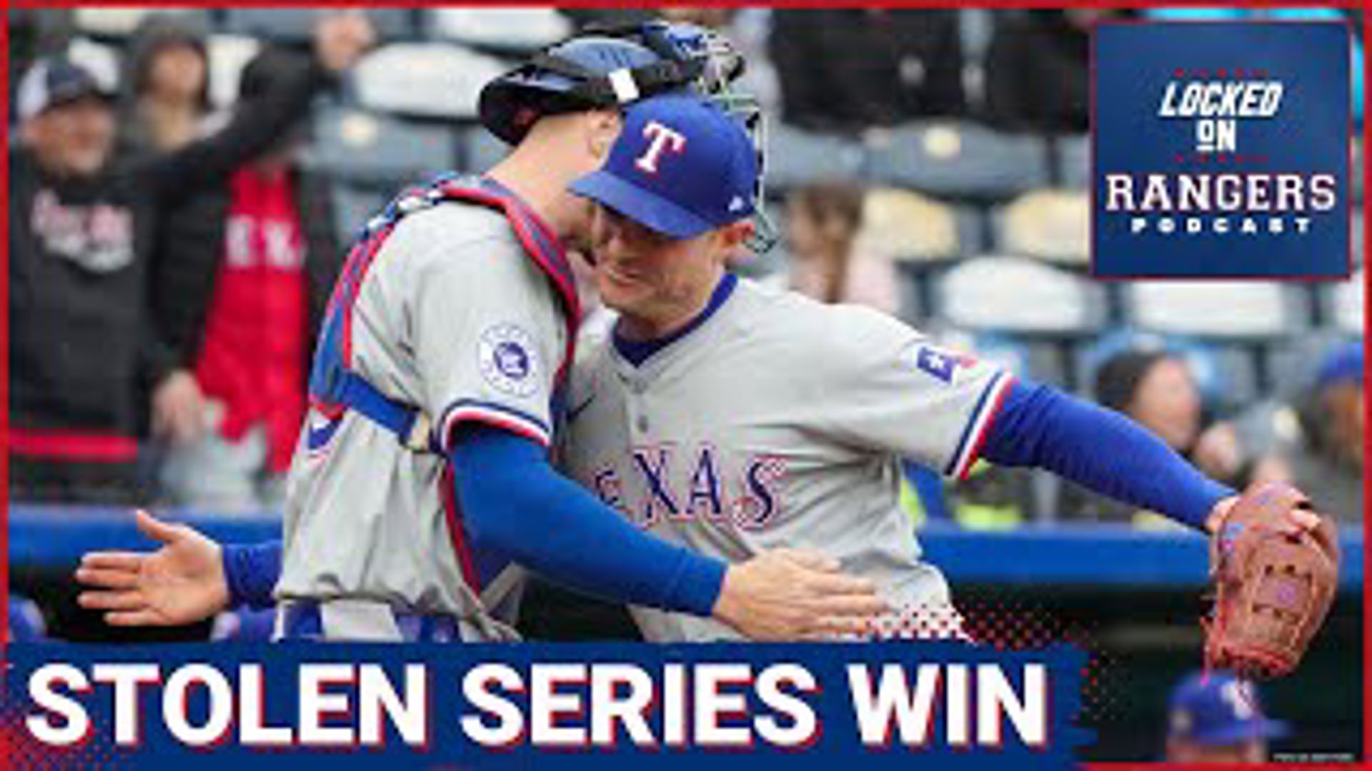 The Texas Rangers continued to pile up series wins by stealing one against the Kansas City Royals, but lost Wyatt Langford to a hamstring injury.